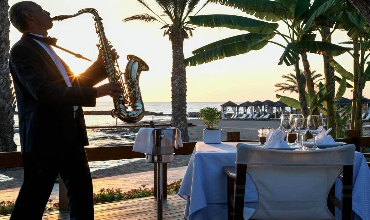 Constantinou Bros Asimina Suites Hotel (Adults Only) Paphos Restaurant foto